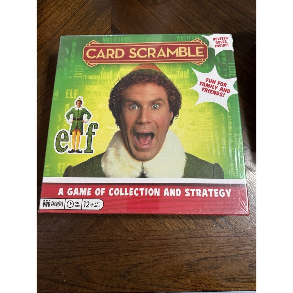 Elf Card Scramble A Game Of Collection And Strategy Board Game Christmas Game